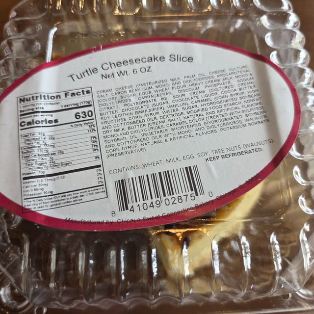 Turtle Cheesecake.