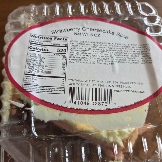 Strawberry Cheescake.